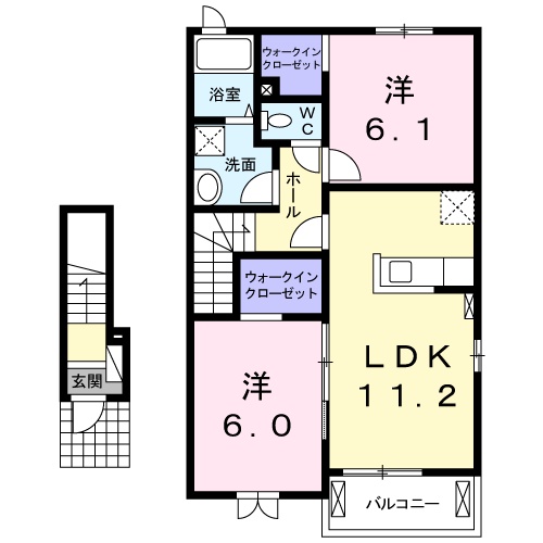 ブランコの間取り
