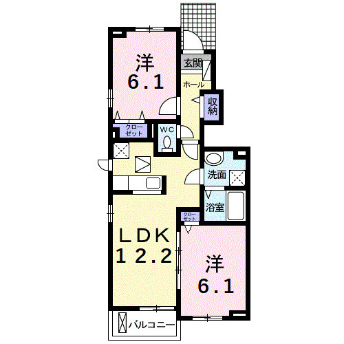 ネオ ブリースⅡの間取り