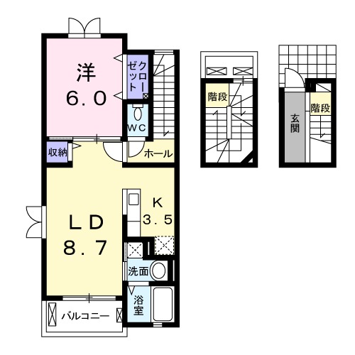 アルページュの間取り