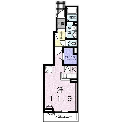 ソレアードⅤ Bの間取り