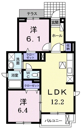 サングレイスBの間取り