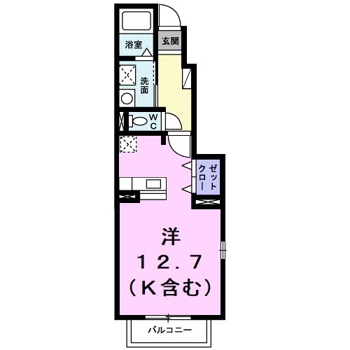 ベリエMの間取り