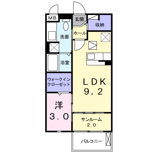 ソレアードの間取り