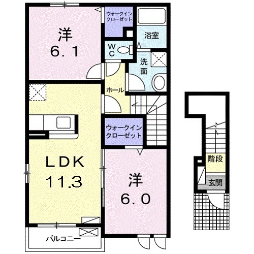 AKハイムの間取り