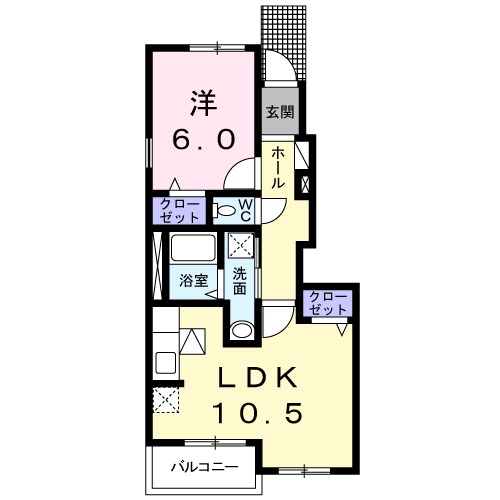 メゾン・シャルマンＤの間取り