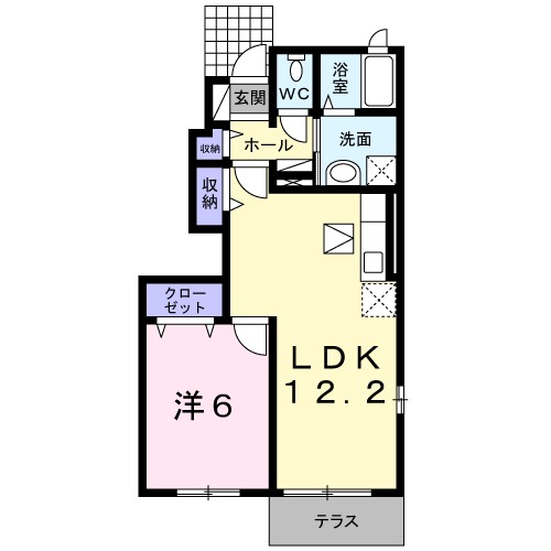 プロスペールコナンⅡAの間取り