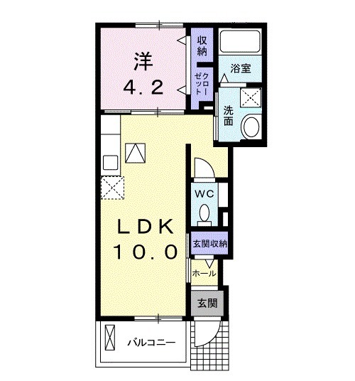 フレスクーラⅢの間取り