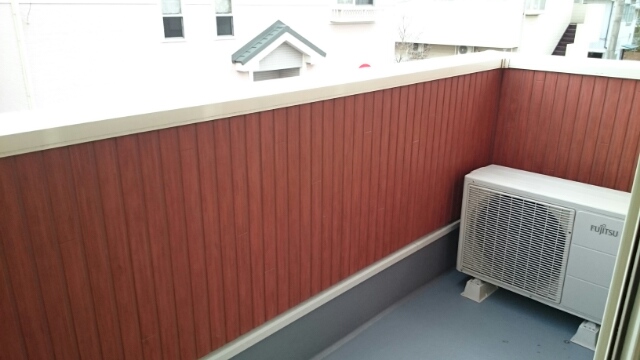 12/22 バルコニー