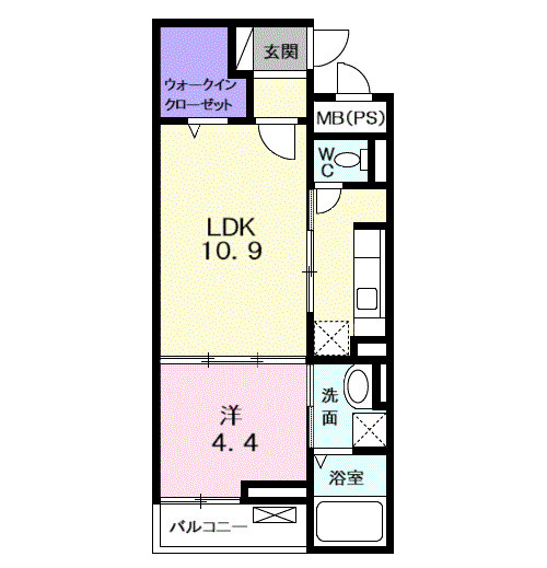 アクティーフ小手指の間取り