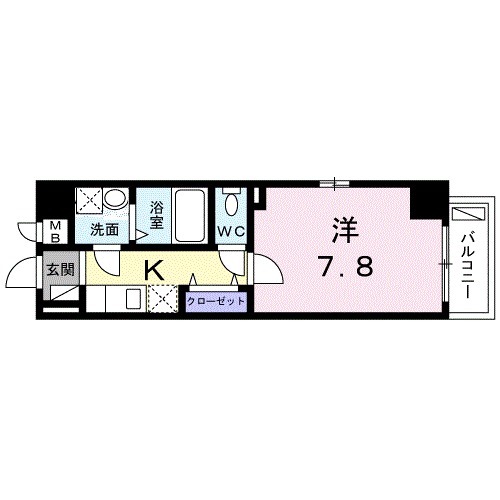 カーサ ベレッツアの間取り