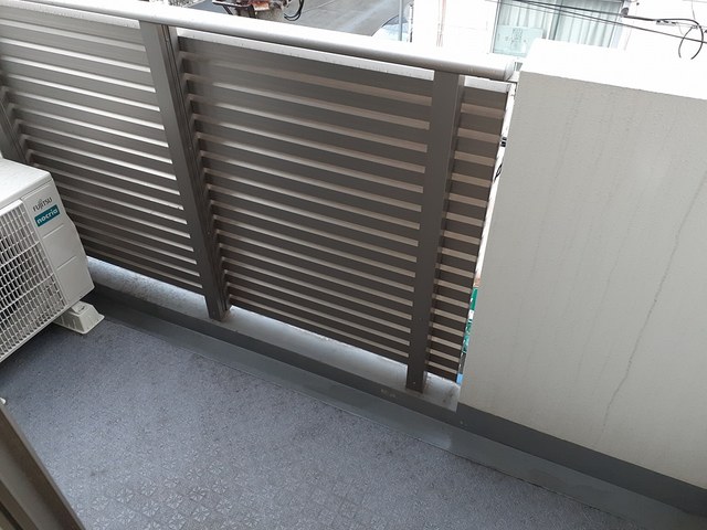 12/24 バルコニー