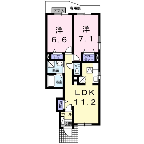 デスパシオ ブリッサの間取り