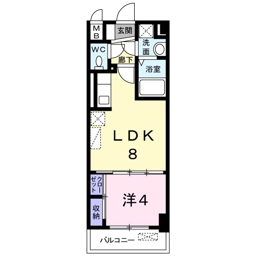プレステージ空港東の間取り