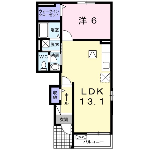 プラシード カーサの間取り