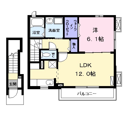 アンジュ.Eの間取り