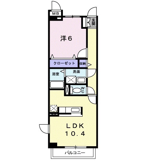 バクランⅠの間取り