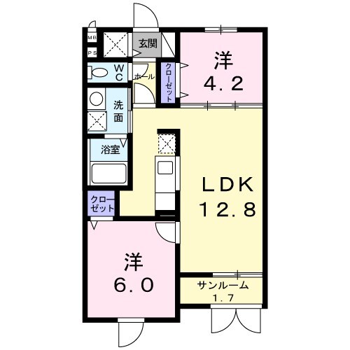 グリーンリーフの間取り