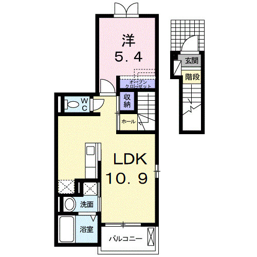 ウィーバー・ハウスの間取り