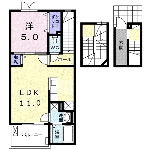 エクセルの間取り