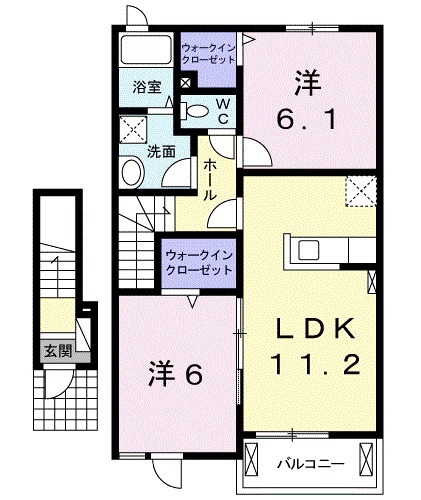 メゾンドエスポワールの間取り