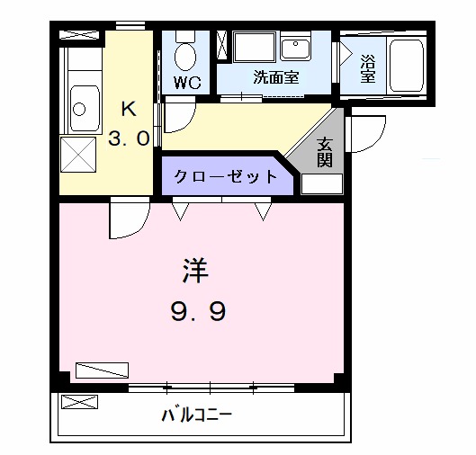 マルトピア九重Ⅱの間取り