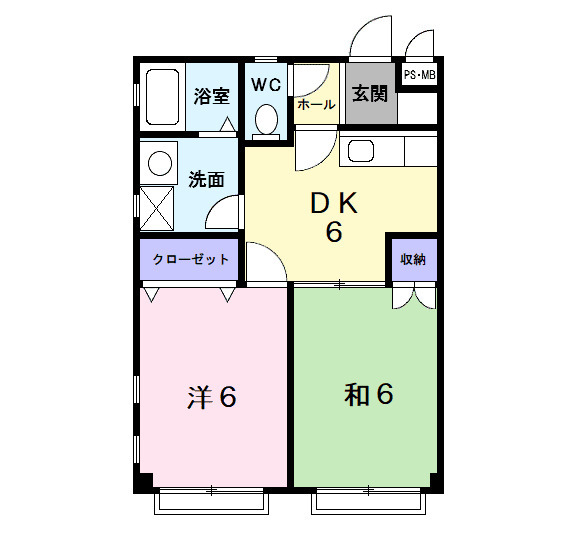 ホワイトハイムの間取り