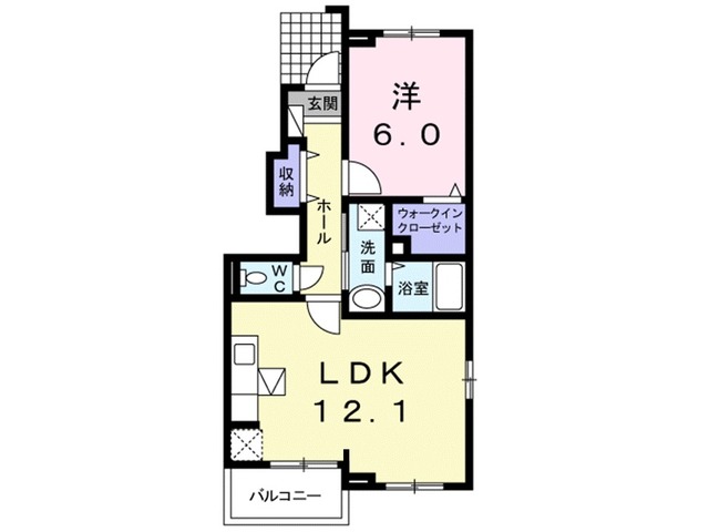カンピオーネ・フジ Ⅱの間取り