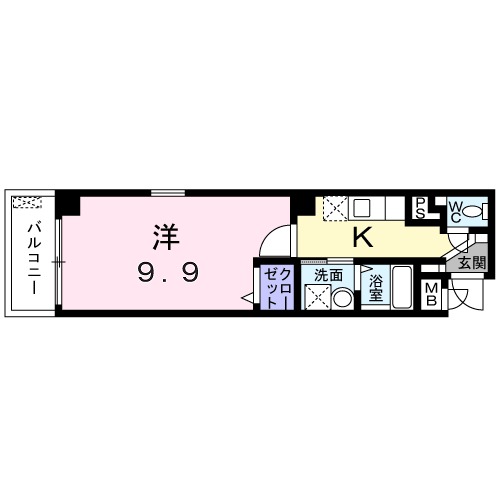 サザン京央の間取り