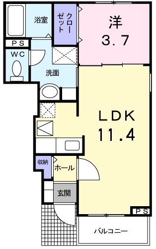 ヒラリー・ベルの間取り