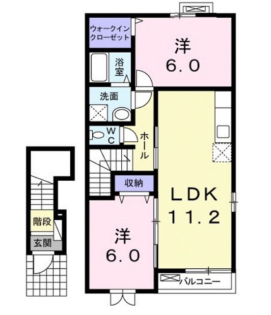 プラシードつくばCの間取り