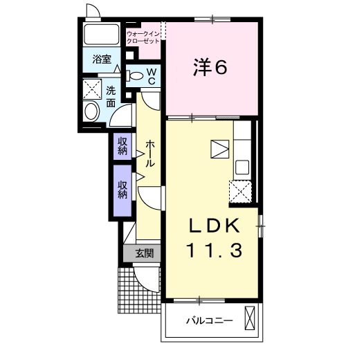 シオンⅡAの間取り