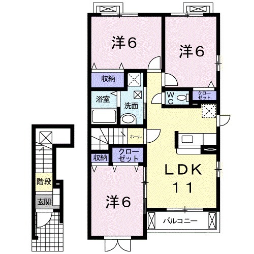メゾン ド 松の間取り