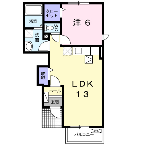 メゾン・ド・レネット Iの間取り