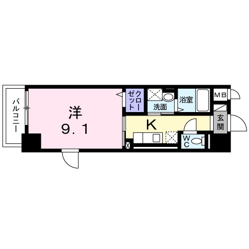 スカイヒルズの間取り