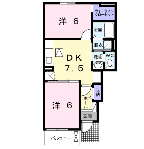 エクセレントの間取り