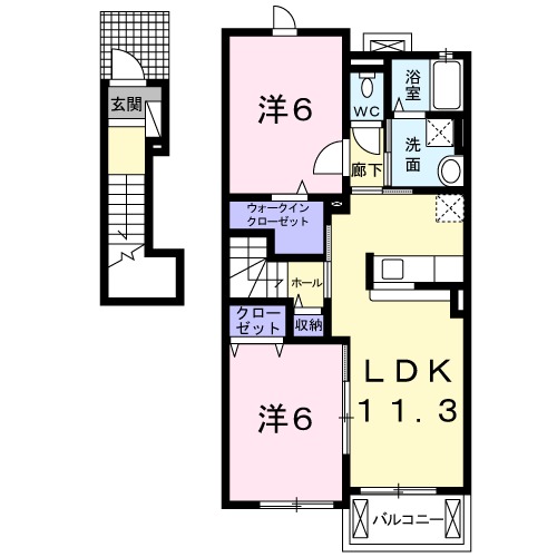 プリムローズの間取り