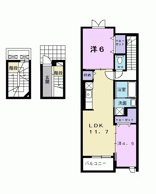 グランレーヴの間取り