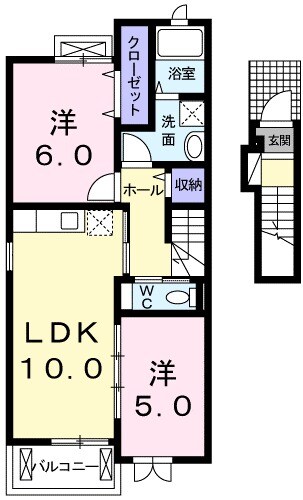 サンシャイン吉田屋の間取り