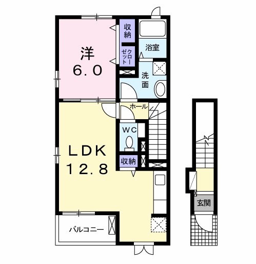フランコリーヌの間取り