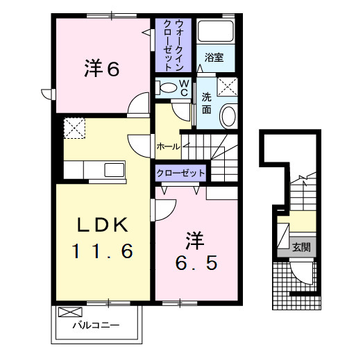 サンガーデン和泉 五番館の間取り