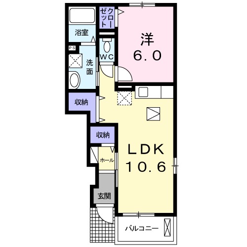 ウィステリアの間取り