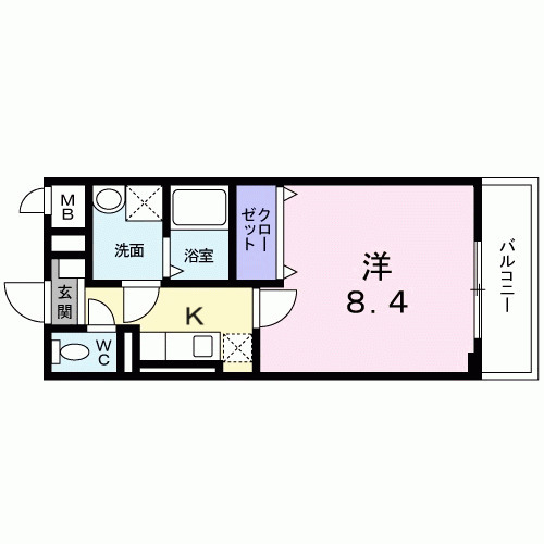 コスモ・ディエースの間取り