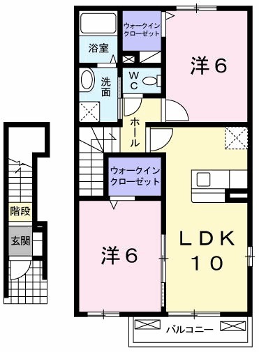 サンスクエアAの間取り