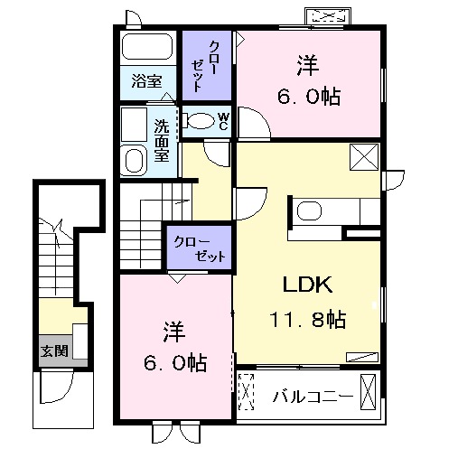 サンシャインの間取り