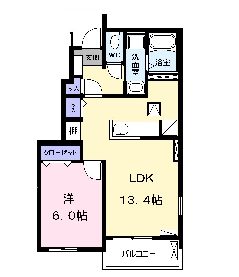 ジョリー フルールの間取り