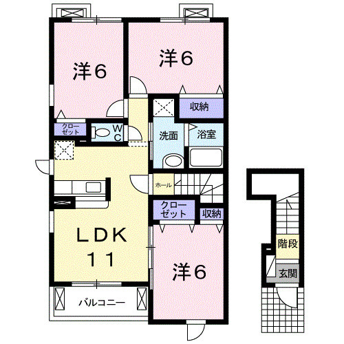 ブリーゼⅡの間取り