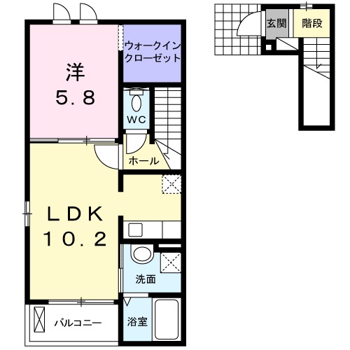サンレミ T フジワラの間取り