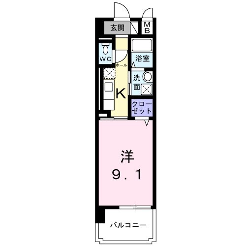 レクイアーレ大宮の間取り