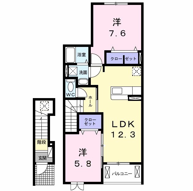 ショウ Ⅰの間取り