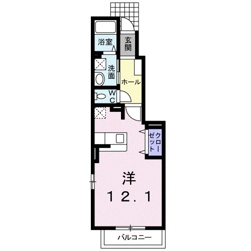 アーバンハイツ岩崎Eの間取り
